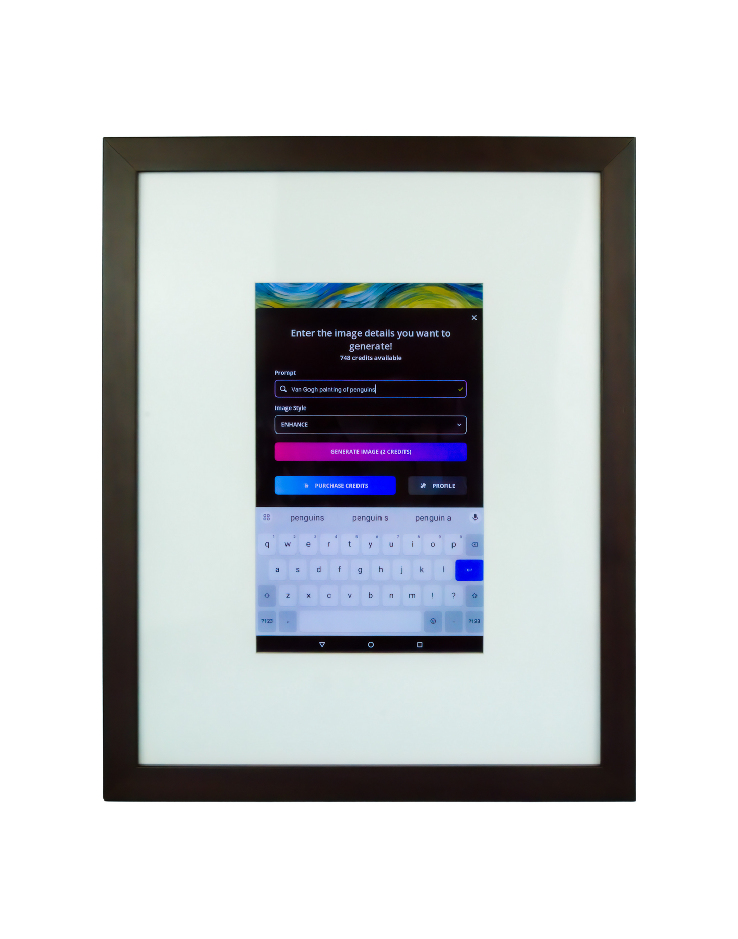 AI ART FRAME